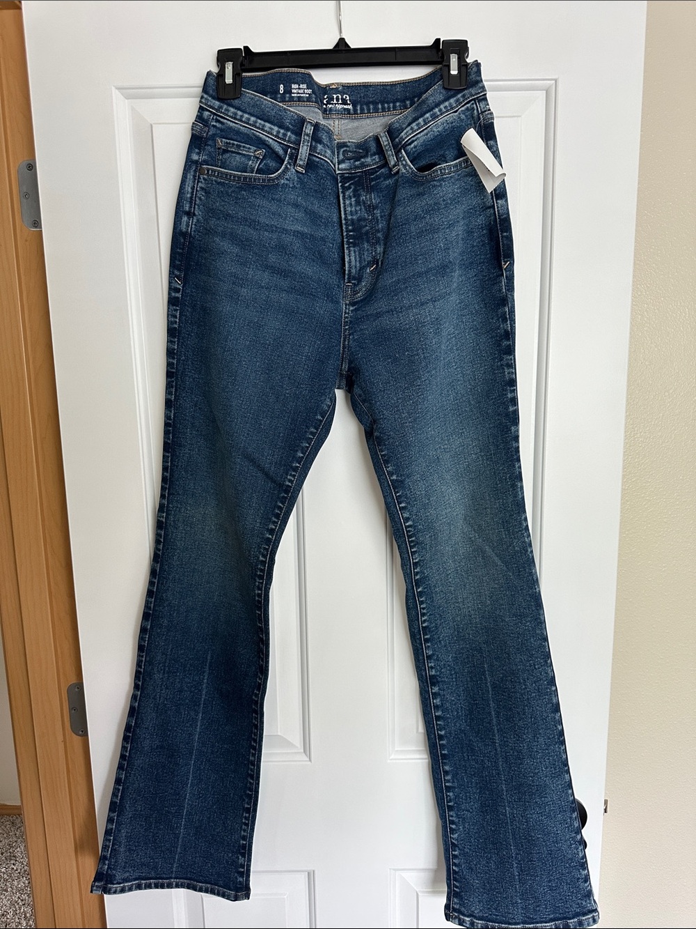 a.n.a Women's Dark Blue Flare Jeans